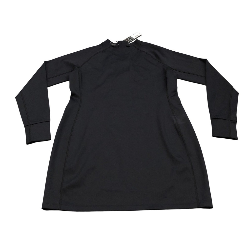 Greyson Nova Mock Neck Dress Womens XL Black LSP22K04 Shepherd Long Sleeve‎